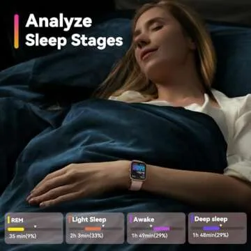 ENOMIR Smart watch for Women Men with Bluetooth Call,Smartwatch with Alexa Built-in,Heart Rate SpO2 Sleep Monitor,5ATM Waterproof,Step Calorie Activity Trackers and Smartwatches for iOS&Android Phones