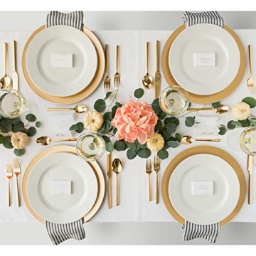Stunning MAONAME Gold Charger Plates for Elegant Dining
