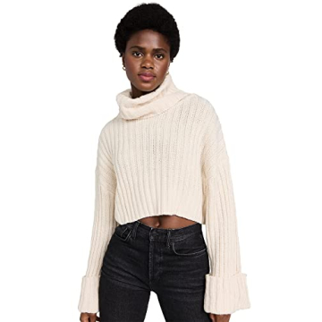 En Saison Women's Rene Knit Top - Stylish Turtleneck Top