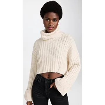 En Saison Women's Rene Knit Top - Stylish Turtleneck Top
