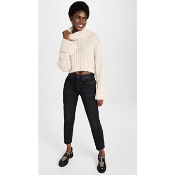 En Saison Women's Rene Knit Top - Stylish Turtleneck Top