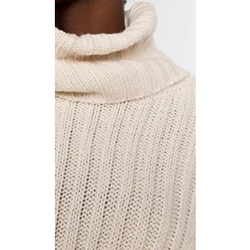 En Saison Women's Rene Knit Top - Stylish Turtleneck Top