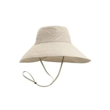 Coolibar UPF 50+ Women's CYD Travel Beach Hat - Sun Protective (One Size- Sand)