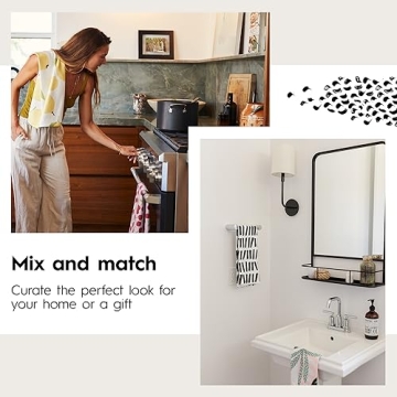 Geometry Kitchen Tea Towel - Quick Dry Microfiber Cloths