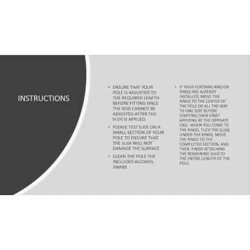 Modtek Curtain Slide for Smooth Drapery Movement - 12 Ft Clear