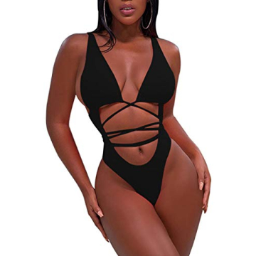 Sovoyontee 2024 Cheeky One Piece Swimsuit for Women