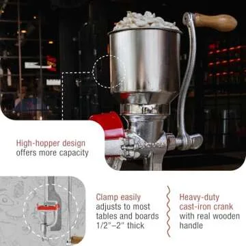 Victoria Manual Grain Grinder for Perfect Kitchen Use