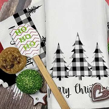 Decorative Christmas Kitchen Towels for Holiday Cheer