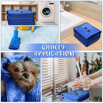 Soft and Absorbent Dog Towels for Easy Drying
