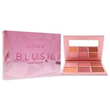 Sigma Beauty Blush Palette - Vegan Matte & Shimmer Colors
