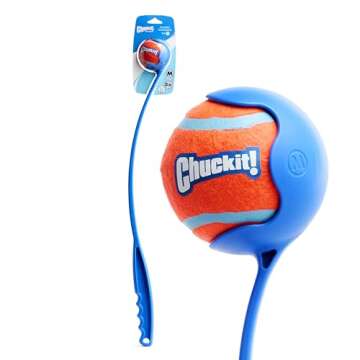 Chuckit! Classic 26M Dog Ball Launcher, 26" Length, Includes Medium Ball (2.5") For Dogs 20-60 Pounds, Made in USA