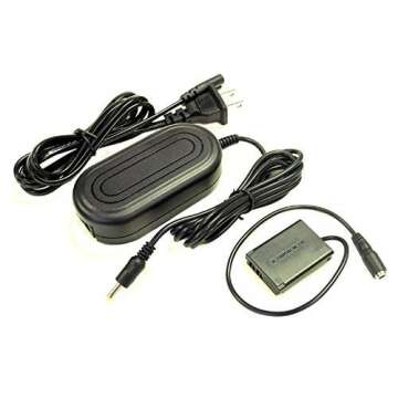AC Power Adapter Supply Kit for Canon PowerShot G7X Mark II - Replacement for ACK-DC110, US Plug