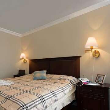 Stylish Swing Arm Wall Sconce with USB Charging Port