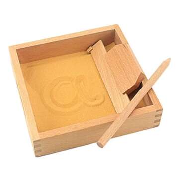 Montessori Sand Tray Learning Toy for Kids