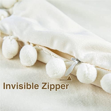 Top Finel Soft Velvet Decorative Pillow Covers Set of 2