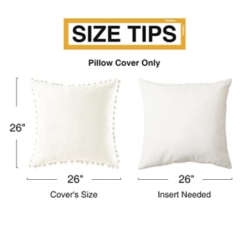 Top Finel Soft Velvet Decorative Pillow Covers Set of 2
