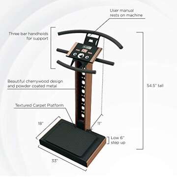 LifetimeVibe Whole Body Vibration Plate for All Ages