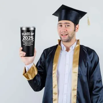 Fufandi Graduation Tumbler Mug for Class of 2025 Gift