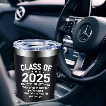 Fufandi Graduation Tumbler Mug for Class of 2025 Gift