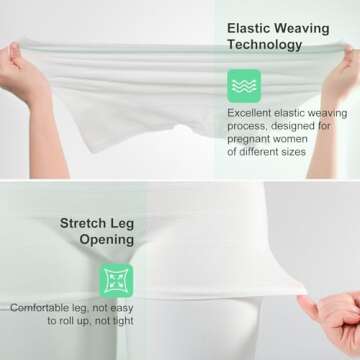 12 Pack Mesh Underwear Postpartum High Waist,Washable,Breathable C-Section Underwear for Delivery, S...