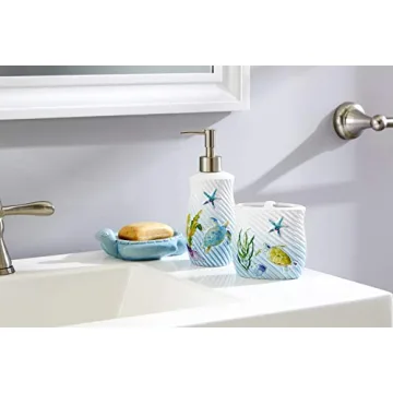 Stylish SKL Home Watercolor Ocean Soap Dispenser