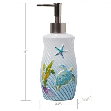 Stylish SKL Home Watercolor Ocean Soap Dispenser