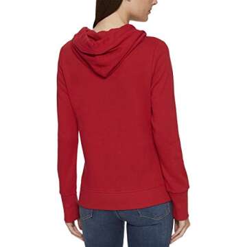 Tommy Hilfiger Flag Zip Hoodie Scarlet MD (US 8-10)