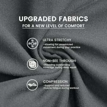 GAYHAY Leggings with Pockets for Women - 19" / 25" Yoga Pants High Waist Tummy Control Compression for Workout Dark Grey