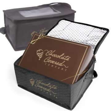 Elegant Pink Drizzle Belgian Chocolate Strawberries - 12pc Classic - Milk, Dark & White Chocolate Gi...