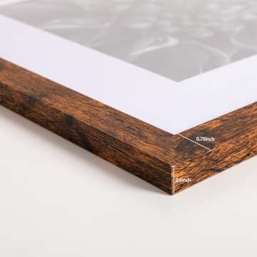 eletecpro 12x12 Picture Frames Set of 9 for Gallery Wall