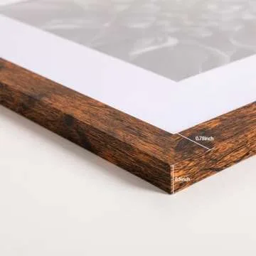 eletecpro 12x12 Picture Frames Set of 9 for Gallery Wall