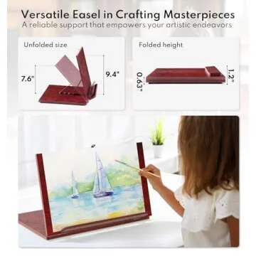 147 Piece Deluxe Art Set, Art Supplies Wooden Art Box, Drawing Painting Kit with Sketch Pad, Watercolor Pad, Crayons, Oil Pastels, Colored Pencils, Creative Present Box for Adults Artist Beginners