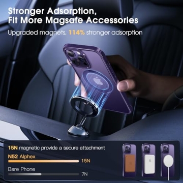 Alphex Invisible Stand Case - Perfect Match for iPhone 14 Pro