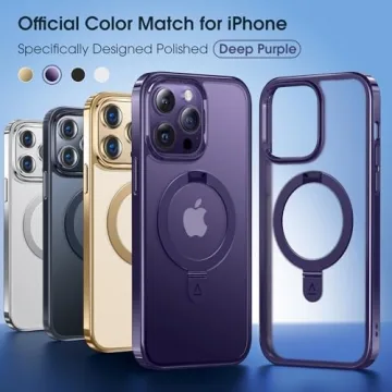 Alphex Invisible Stand Case - Perfect Match for iPhone 14 Pro