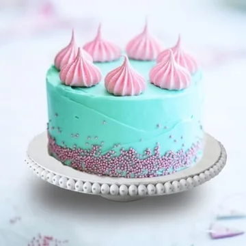 Elegant Beaded Cake Stand for Wedding and Events