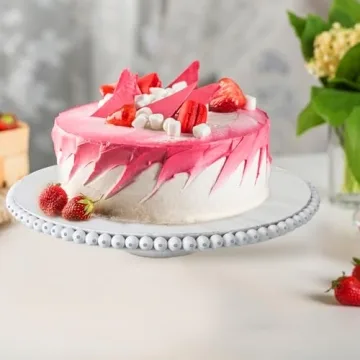 Elegant Beaded Cake Stand for Wedding and Events