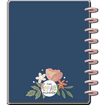 The Happy Planner Daily 12 Month Planner – January 2022 – December 2022 – Daily, Weekly & Monthly Disc-Bound Pages – Dashboard Layout – Beauty All Around Theme – Classic Planner 9.75” x 7.5”