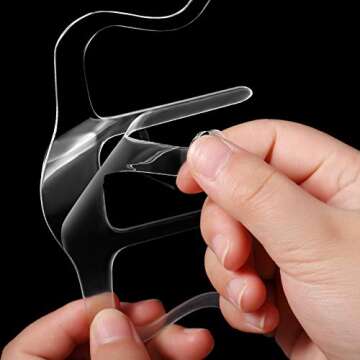 4 Pieces Music Book Clip Acrylic Music Page Holder Bookmark Wind Clips for Piano Sheet Keyboard Kids Classroom School Reading Books (Transparent)