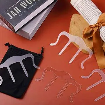 4 Pieces Music Book Clip Acrylic Music Page Holder Bookmark Wind Clips for Piano Sheet Keyboard Kids Classroom School Reading Books (Transparent)