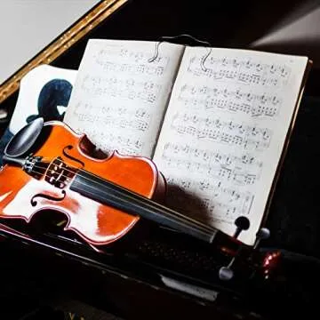 4 Pieces Music Book Clip Acrylic Music Page Holder Bookmark Wind Clips for Piano Sheet Keyboard Kids Classroom School Reading Books (Transparent)