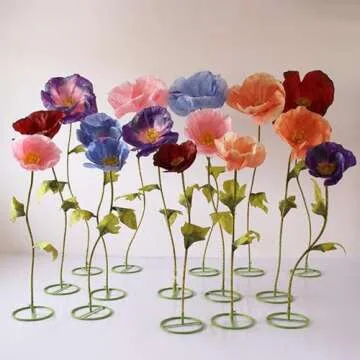 Giant Pink Poppies for Wedding and Party Decor