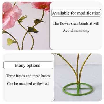 Giant Pink Poppies for Wedding and Party Decor