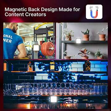 VIJIM VL49 RGB Video Light - Portable & Dimmable LED