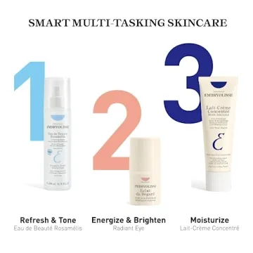 Embryolisse Lait-Crème Concentré, Multifunction Daily Moisturizer, Primer, and Makeup Remover, Suitable for All Skin Types. French Face Cream With Shea Butter & Aloe Vera, 1.01 Fl Oz