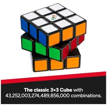 Original Rubik's Cube 3x3 Brain Teaser Stress Relief Toy