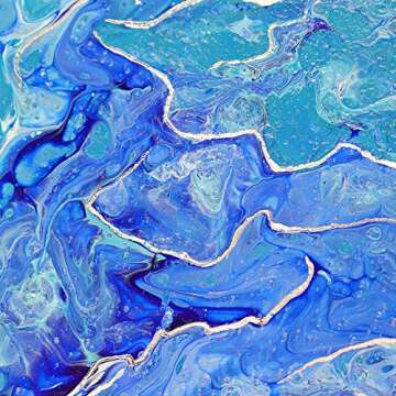 Mont Marte Premium Silver Foil Paint 0.67oz (20ml), Suitable for Pour Painting, High Pigment Level, Shimmering Color