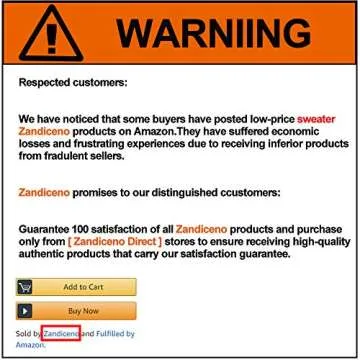 Zandiceno Women's Cute Pompon Lantern Sleeve Knit Sweater