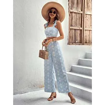 Floerns Women's Boho Floral 2 Piece Set - Summer Chic