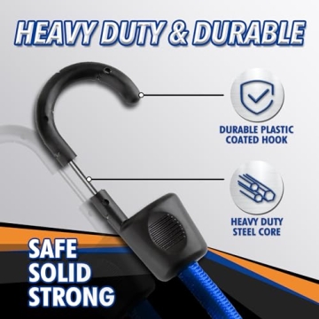 Cartman 32 Piece Bungee Cords Assortment Secure Bundling