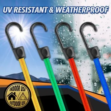 Cartman 32 Piece Bungee Cords Assortment Secure Bundling